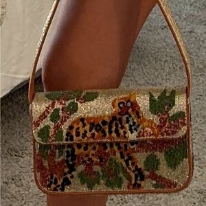 STAUD Leopard Tommy Bag